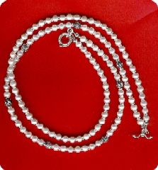 Collier double rangen perles de culture