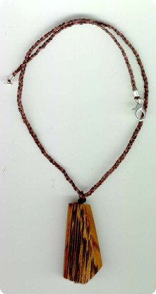 Collier Homme en Palissandre