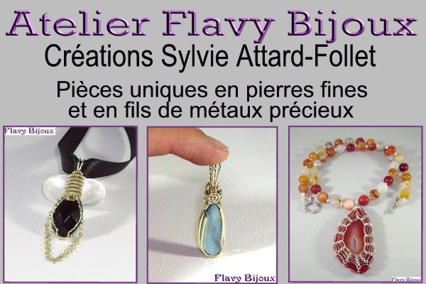 creation artisanale de bijoux en pierres fines