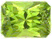 peridot taille emeraude